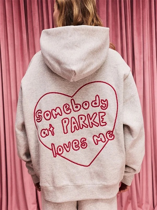 Parke Tops - PARKE “Somebody at PARKE loves me” hoodie